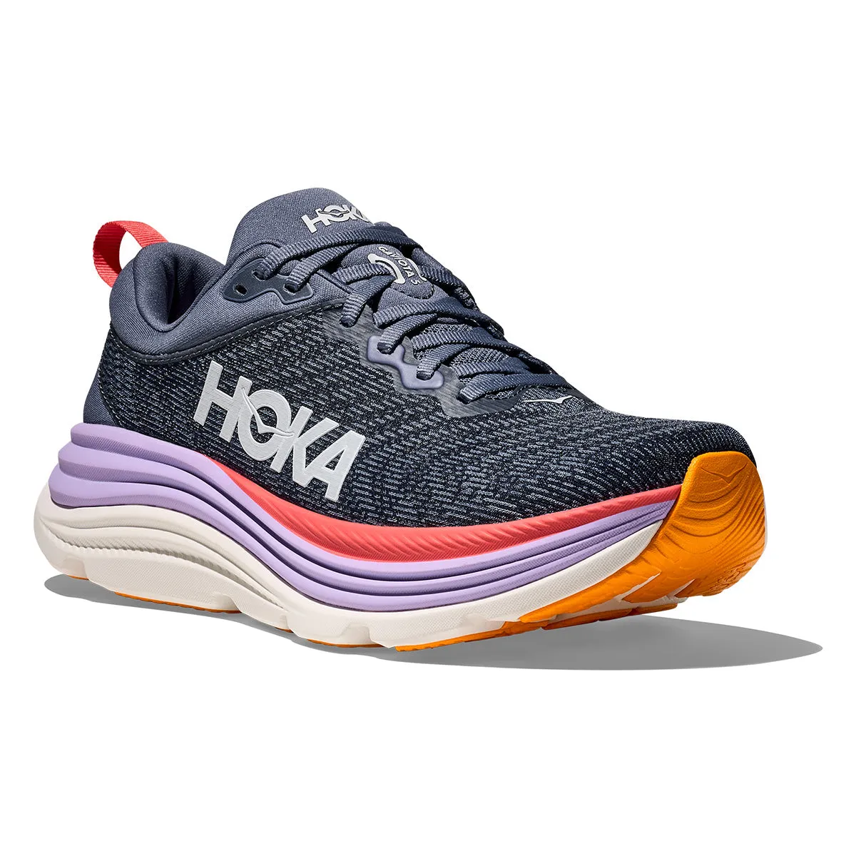 Hoka Gaviota 5 Womens | Anchor / Grapefruit