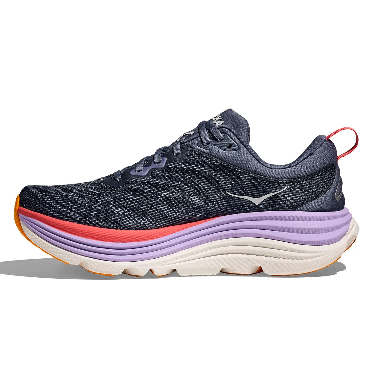 Hoka Gaviota 5 Womens | Anchor / Grapefruit