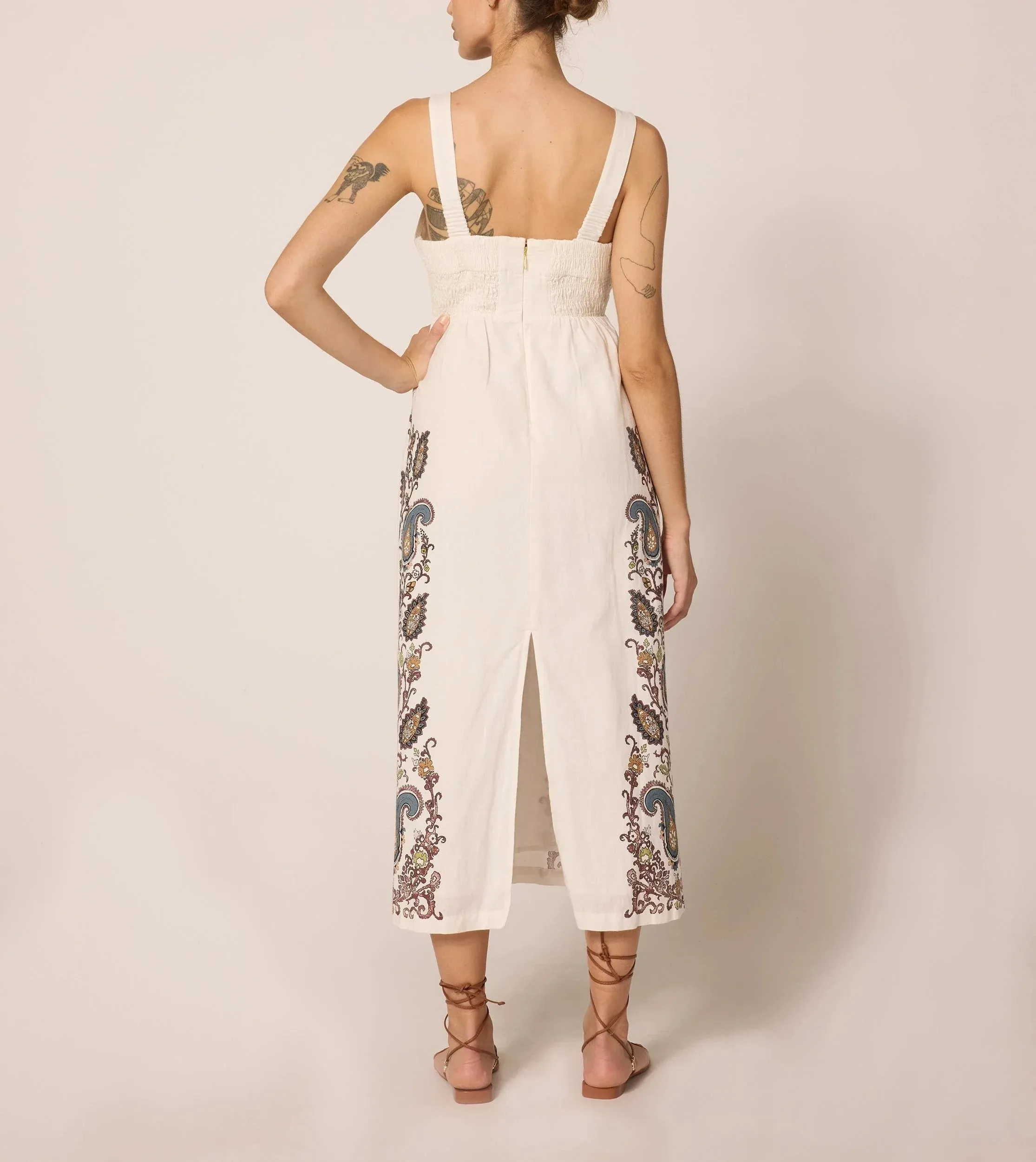 Jolene Ankle Dress - Veneto Paisley