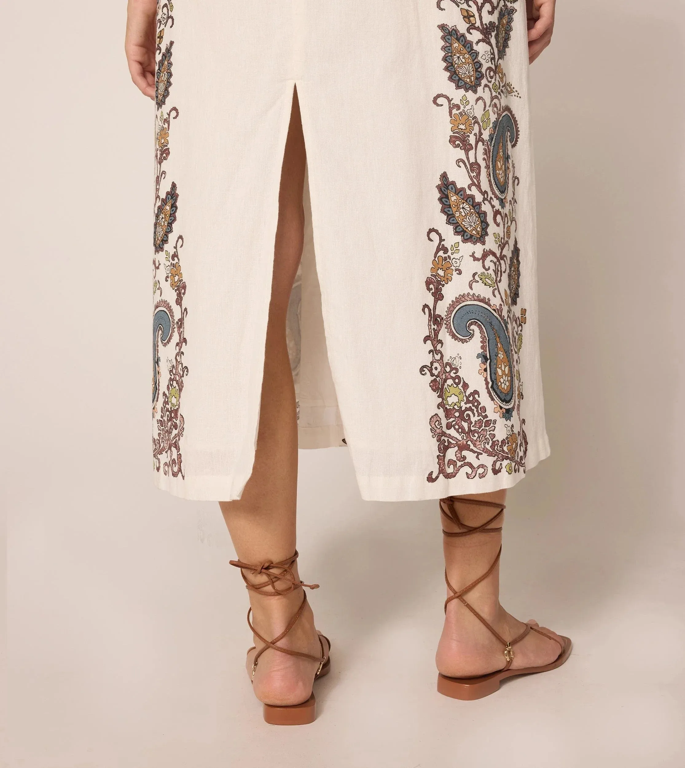 Jolene Ankle Dress - Veneto Paisley