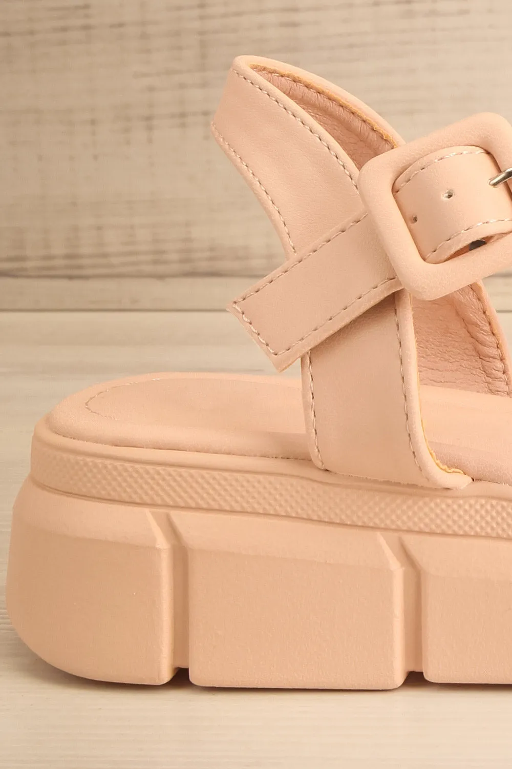 Kitsch Beige | Platform Sandals