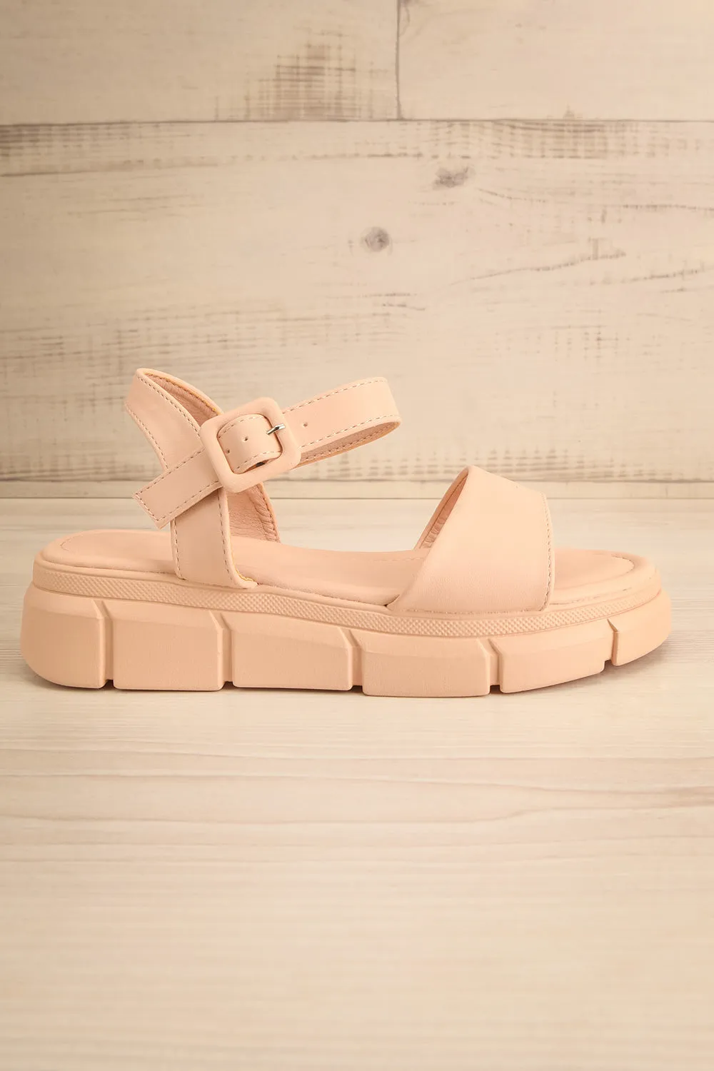 Kitsch Beige | Platform Sandals