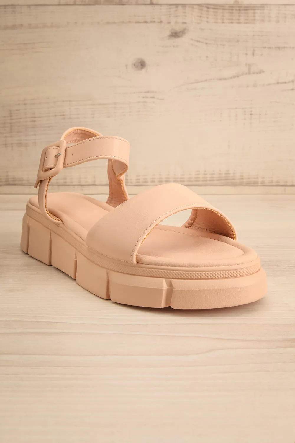 Kitsch Beige | Platform Sandals