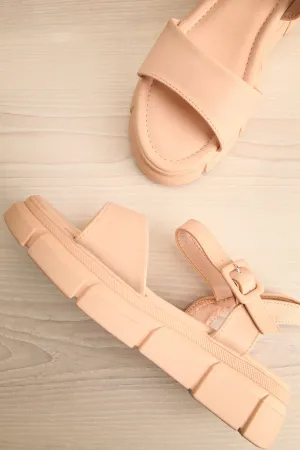 Kitsch Beige | Platform Sandals