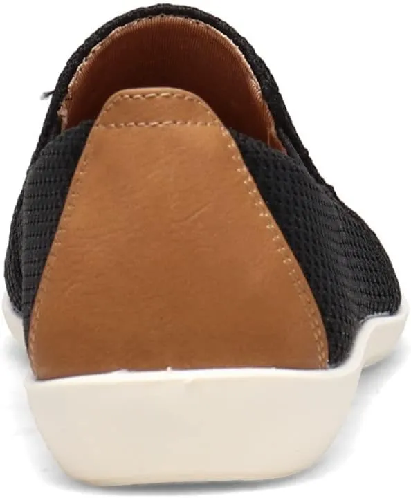 Life Stride Womens Next Level Slip-On Sneaker, Black, 7 US