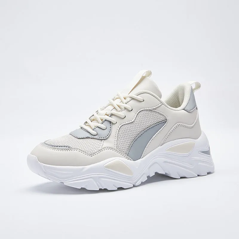 Lightweight Flying Woven Women's Shoes, Sneakers, Daddy Shoes