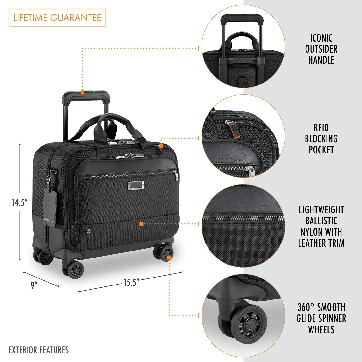 Medium Spinner Brief