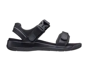 Mens Active Adjustable Capri III Black Sandals