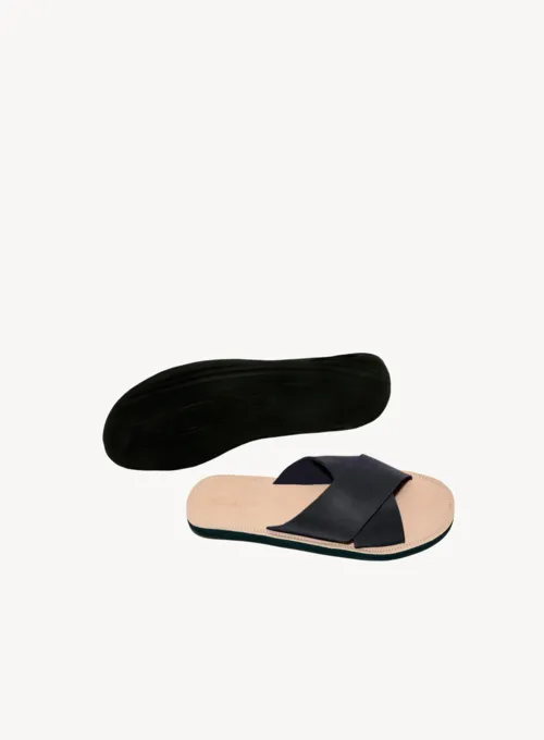 Men's Criss Cross Leather Sandal