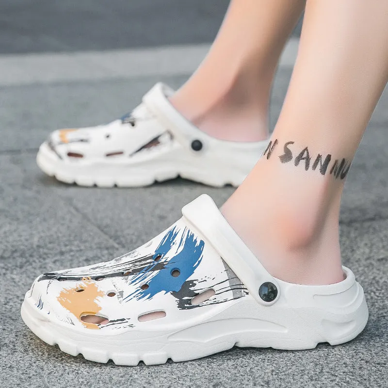 Men's Lightweight Fashionable Buckle Slippers