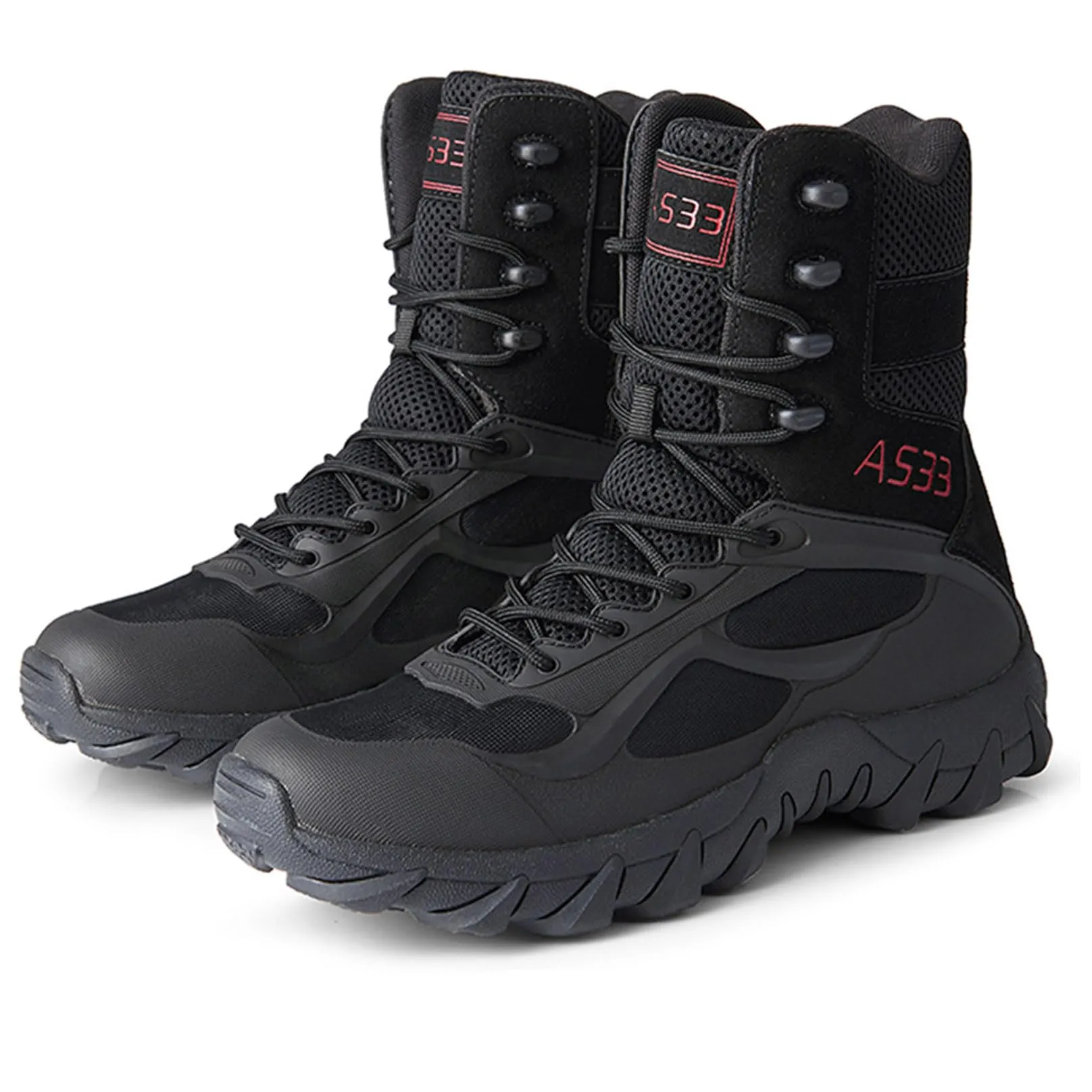 Men's Tactical Boots Lightweight Work Military Boots Side Zipper Jungle boots