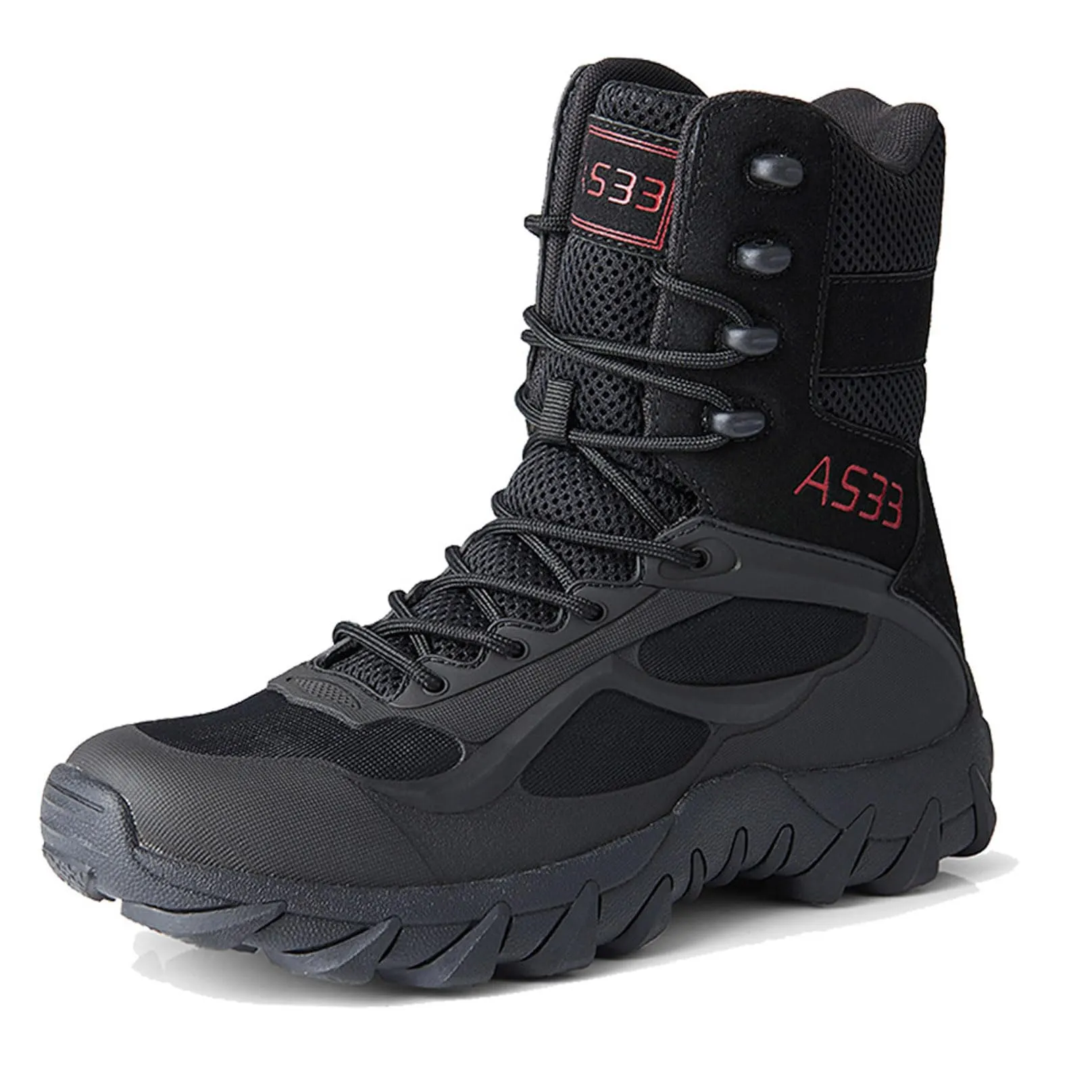 Men's Tactical Boots Lightweight Work Military Boots Side Zipper Jungle boots