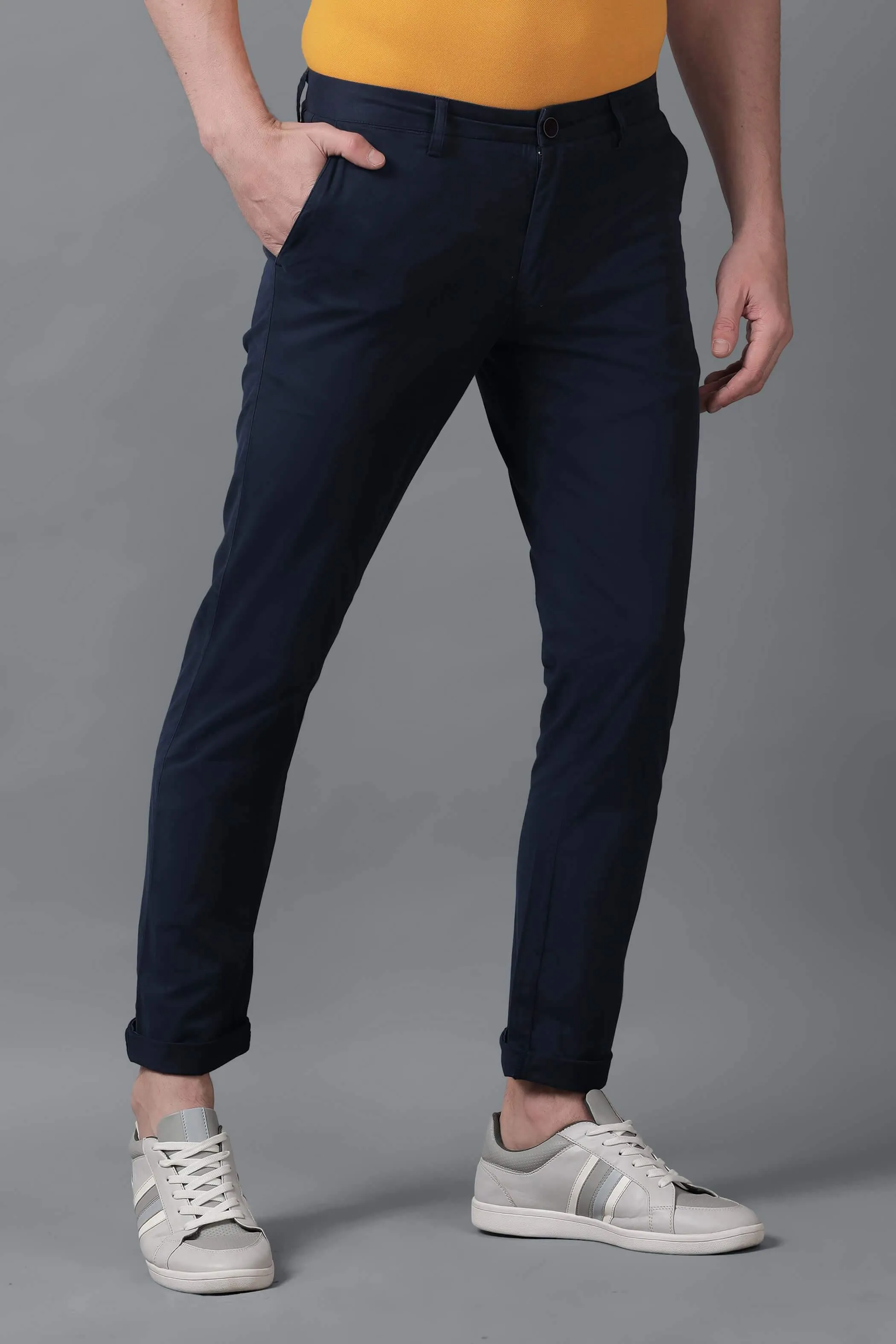 Navy Blue Mens Trousers (CH1004)