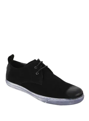 N.Y.L.A. Shoes Aurey Men's Black Suede Oxfords