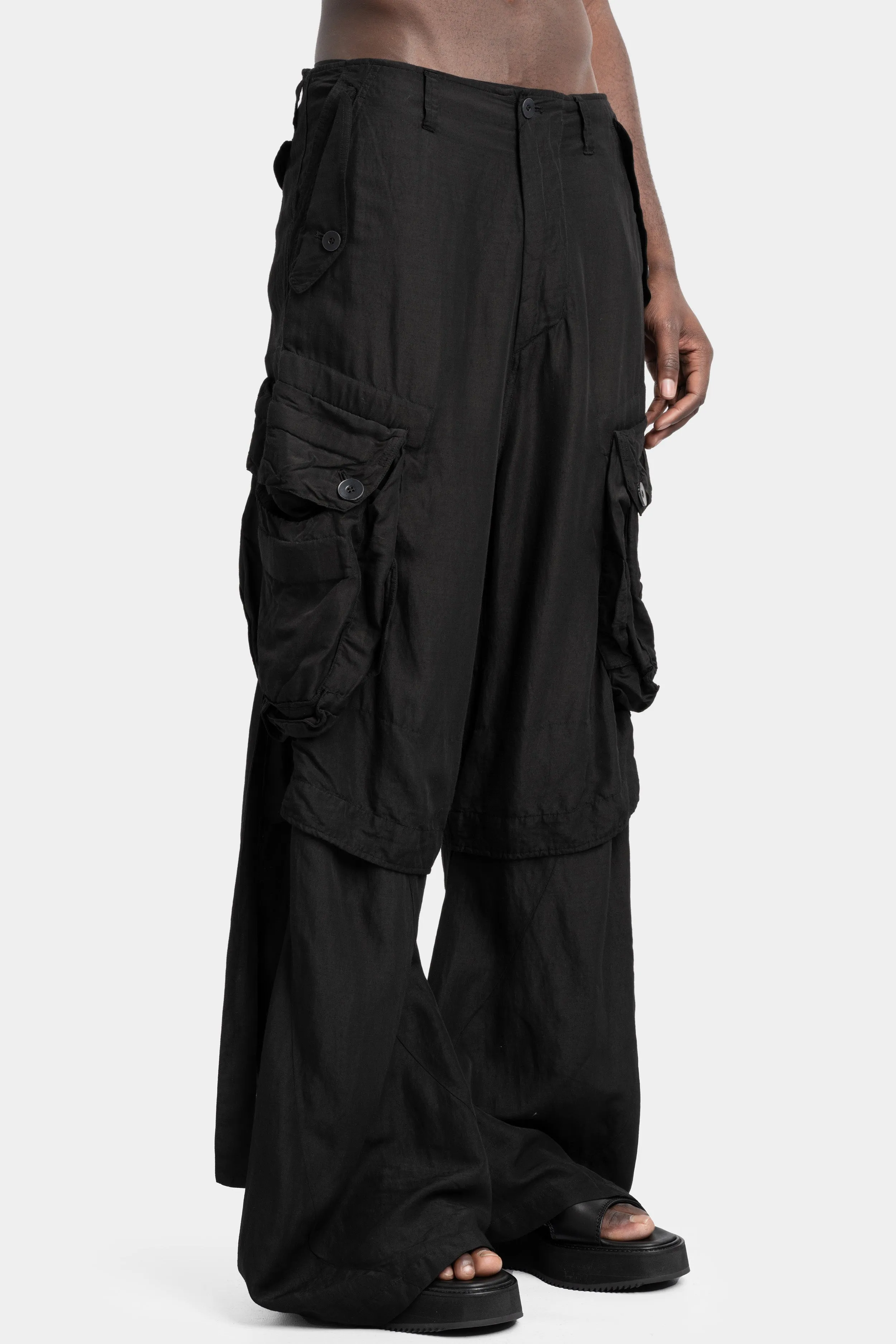 Oversized lightweight cargo pant
