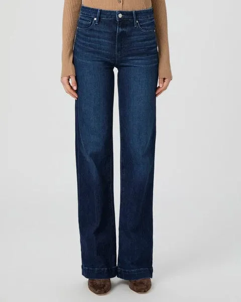 Paige Leenah 32" Wide Leg Jean in Praline