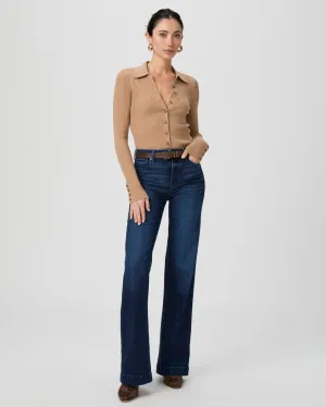 Paige Leenah 32" Wide Leg Jean in Praline