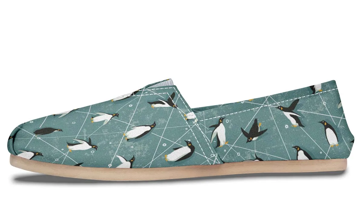 Penguin Pattern Casual Shoes