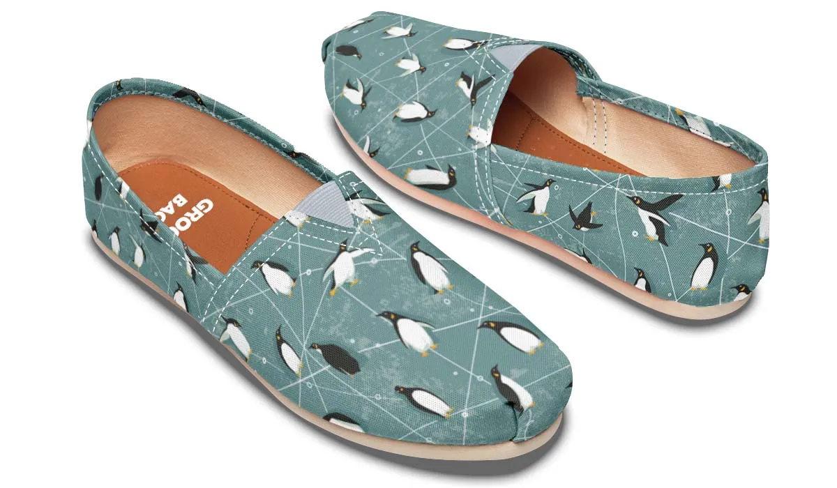 Penguin Pattern Casual Shoes