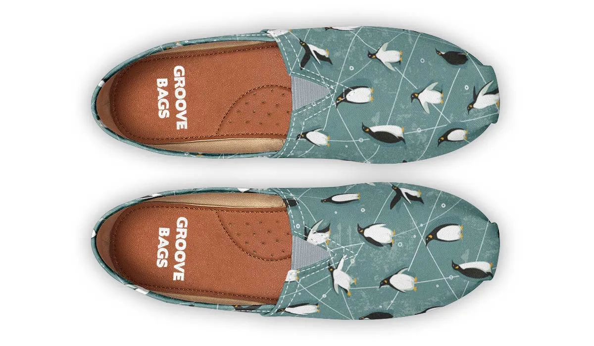 Penguin Pattern Casual Shoes