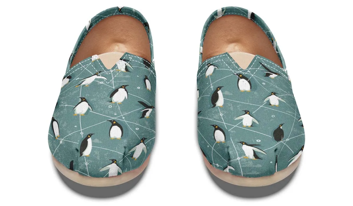 Penguin Pattern Casual Shoes