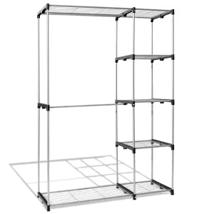 Portable Closet Organizer Garment Rack