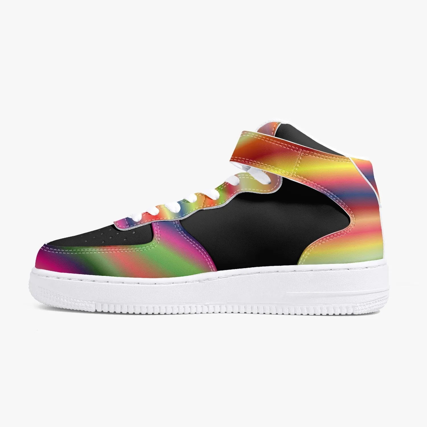Rainbow Space Force Hi Tops