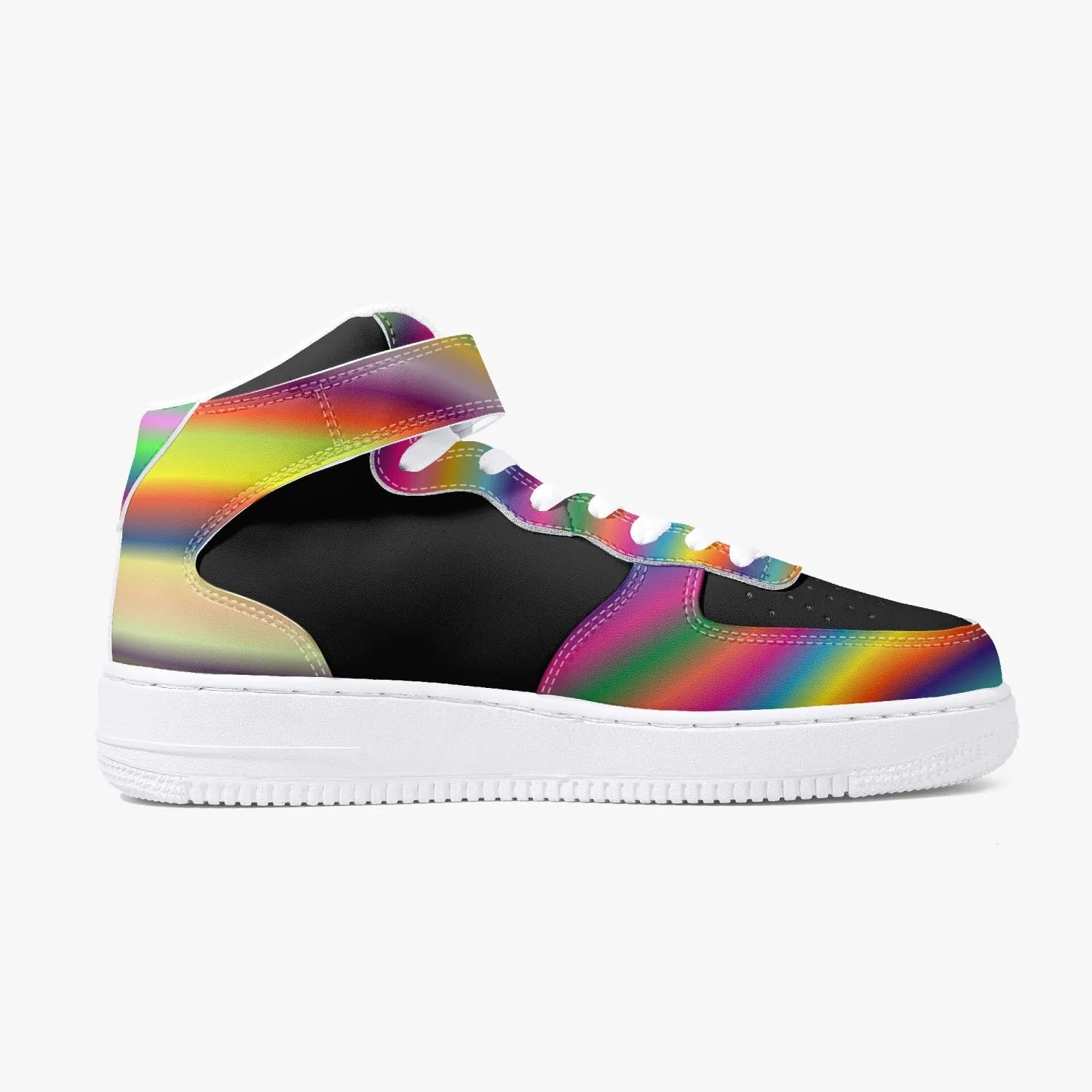 Rainbow Space Force Hi Tops