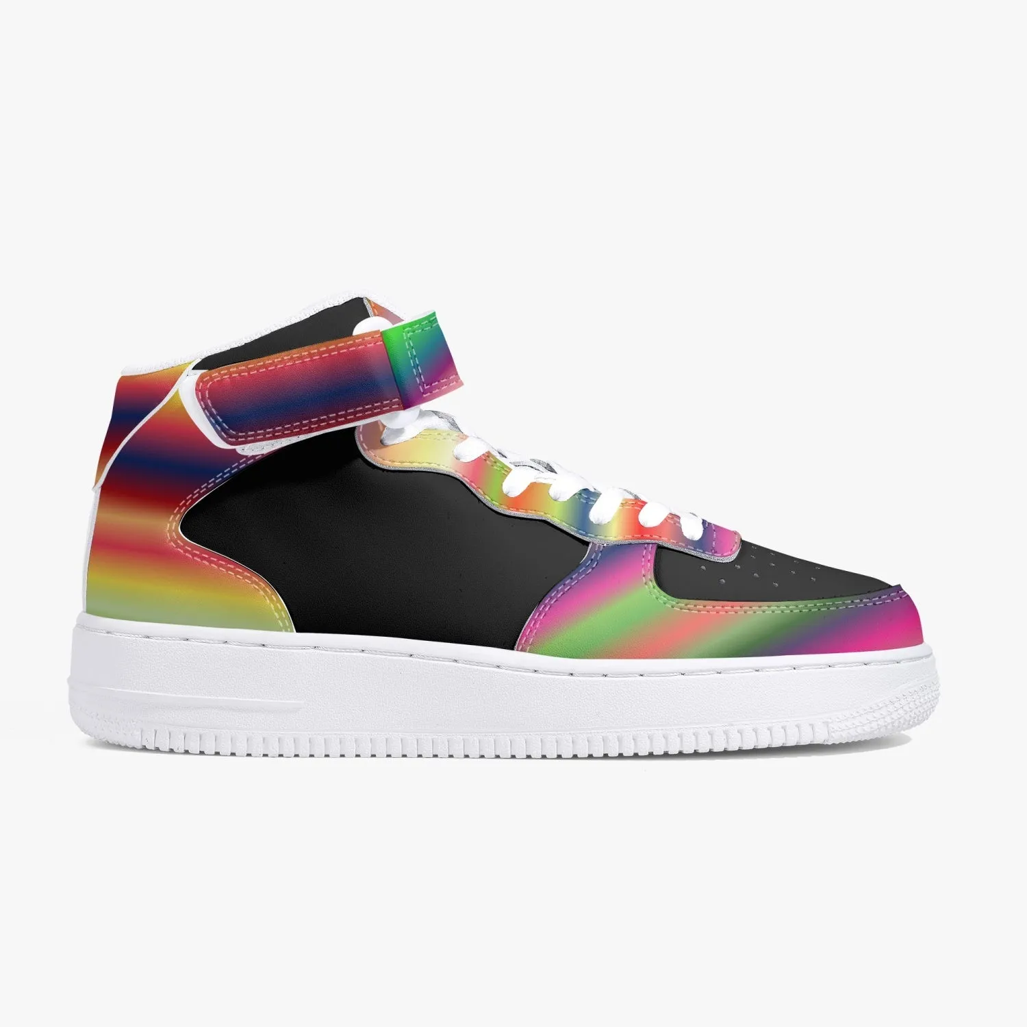 Rainbow Space Force Hi Tops