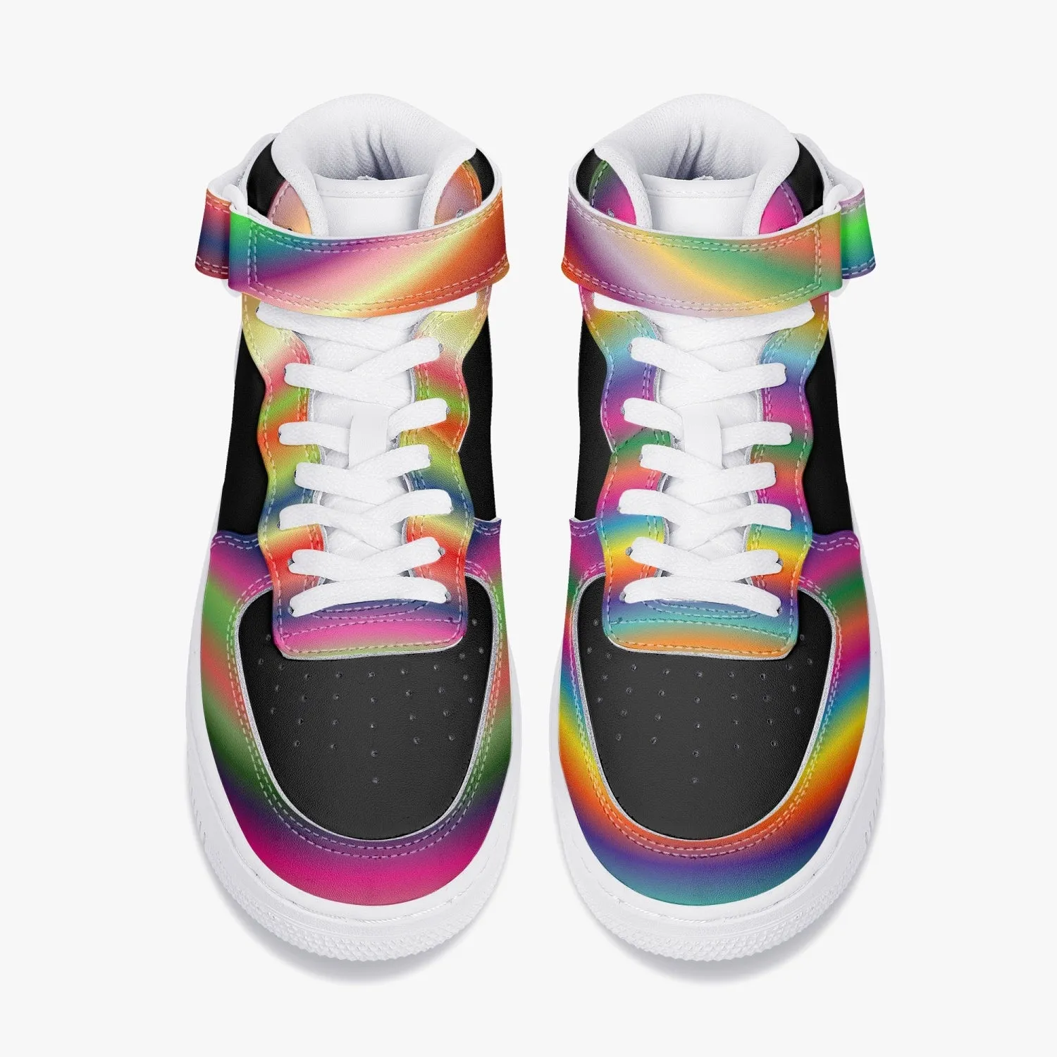 Rainbow Space Force Hi Tops