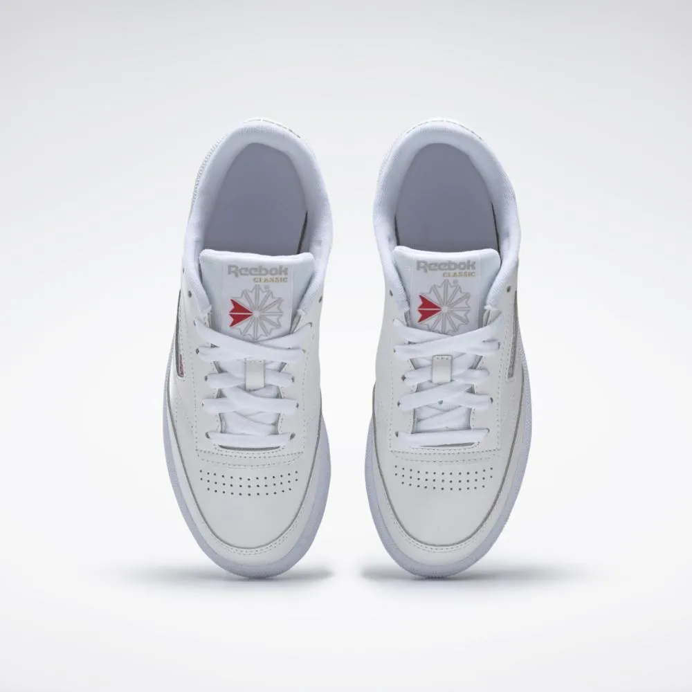 Reebok Footwear Women CLUB C 85 WHT/LIGHT GRY