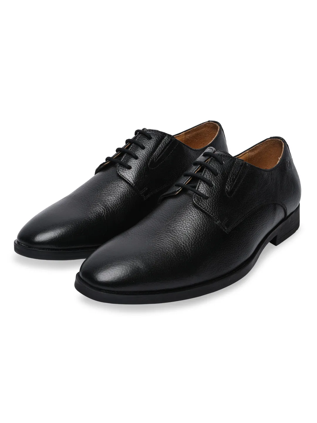 Regal Black Men Classic Leather Formal Lace Ups