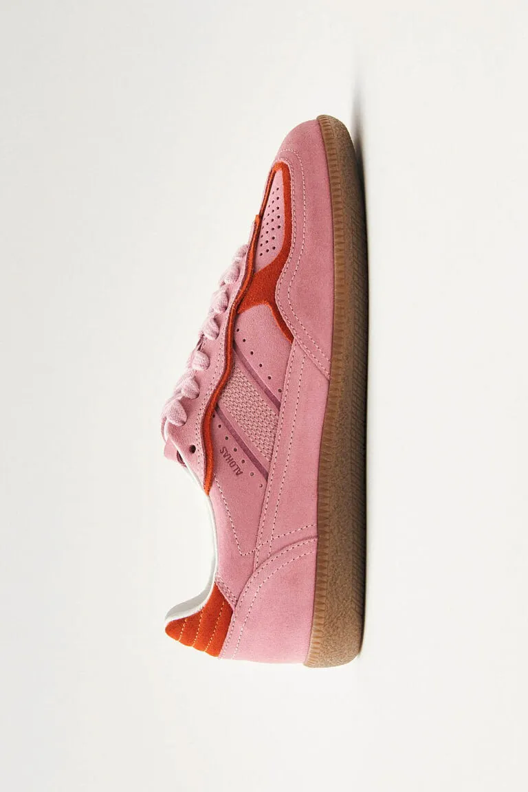 Rife Sea Pink Leather Sneakers