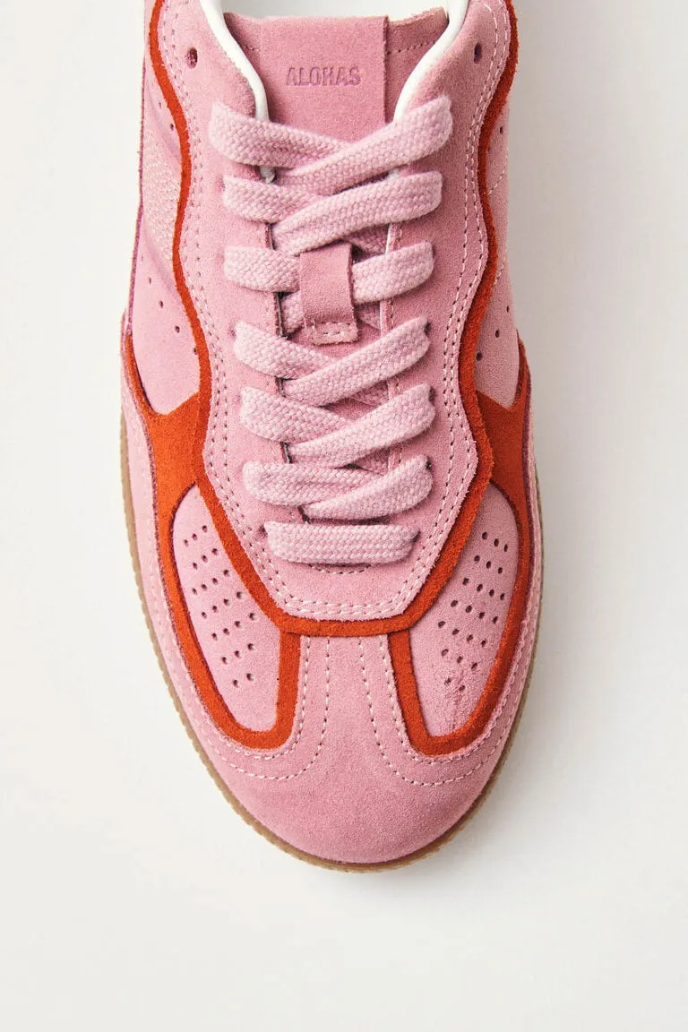 Rife Sea Pink Leather Sneakers