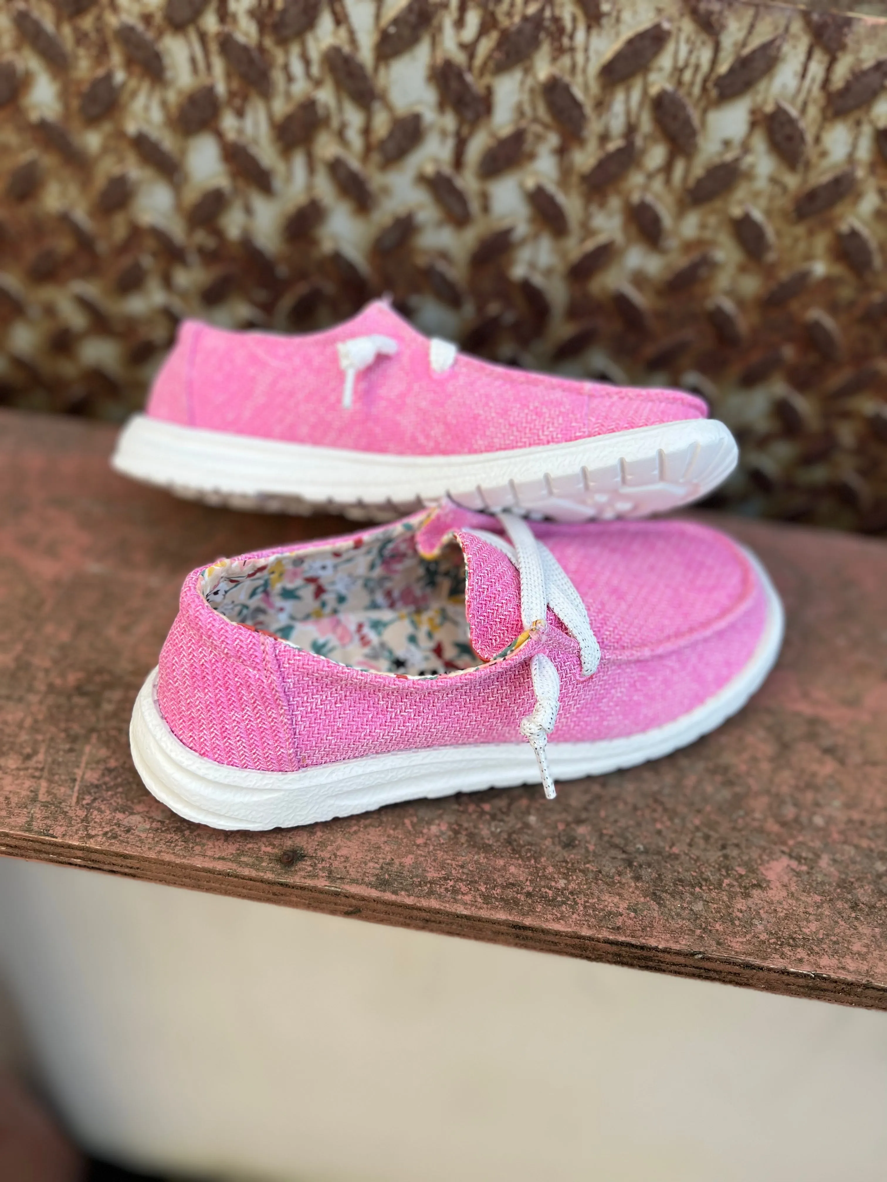 Rosa Boat Shoes (Pink)