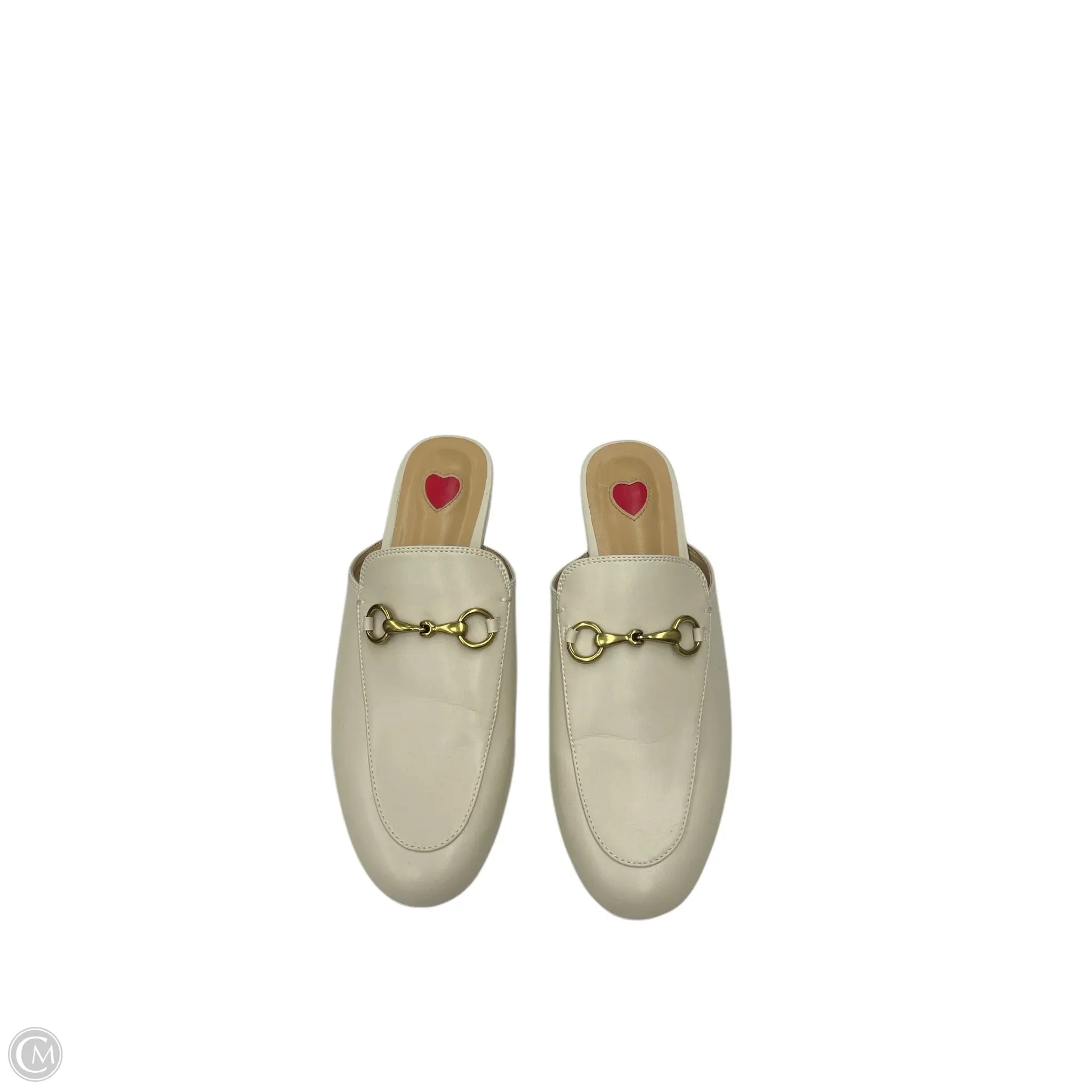 Sandals Flats By Vertundy In Cream, Size: 8.5
