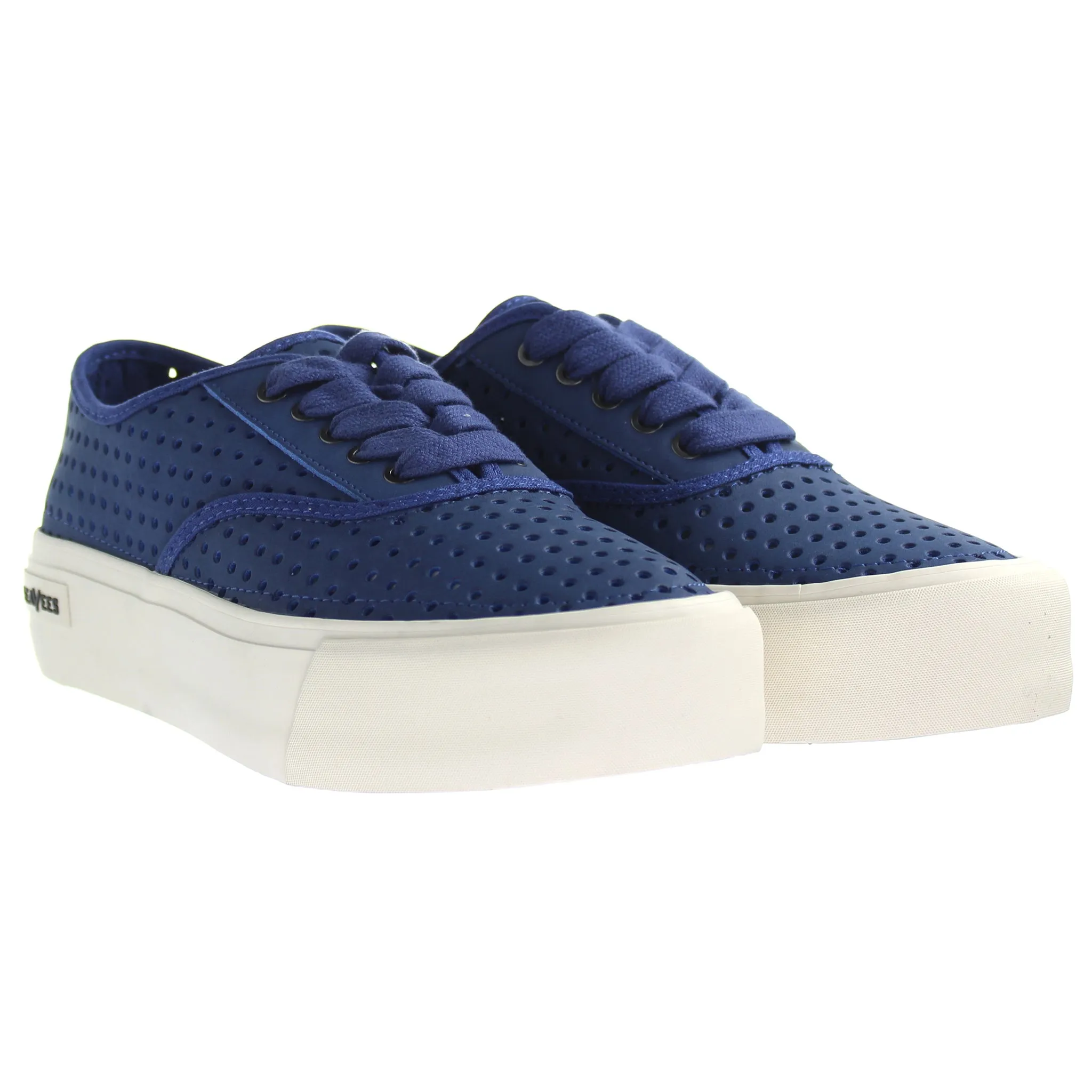 Seavees Legend Platform Womens Blue Shoes