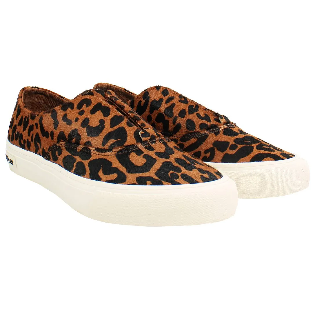 Seavees Sunset Mulholland Womens Brown Plimsolls