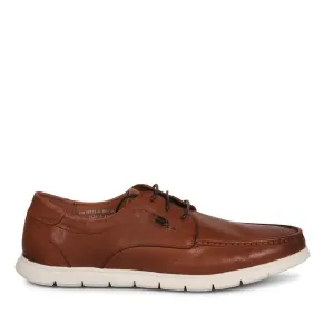 Sergio Duletti Saul Ultra Lightweight Boat Shoe Tan