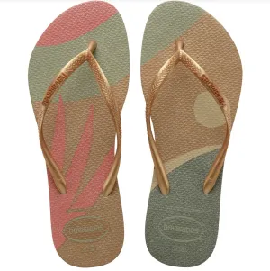 Slim Palette Glow Sandal - Sand/Golden