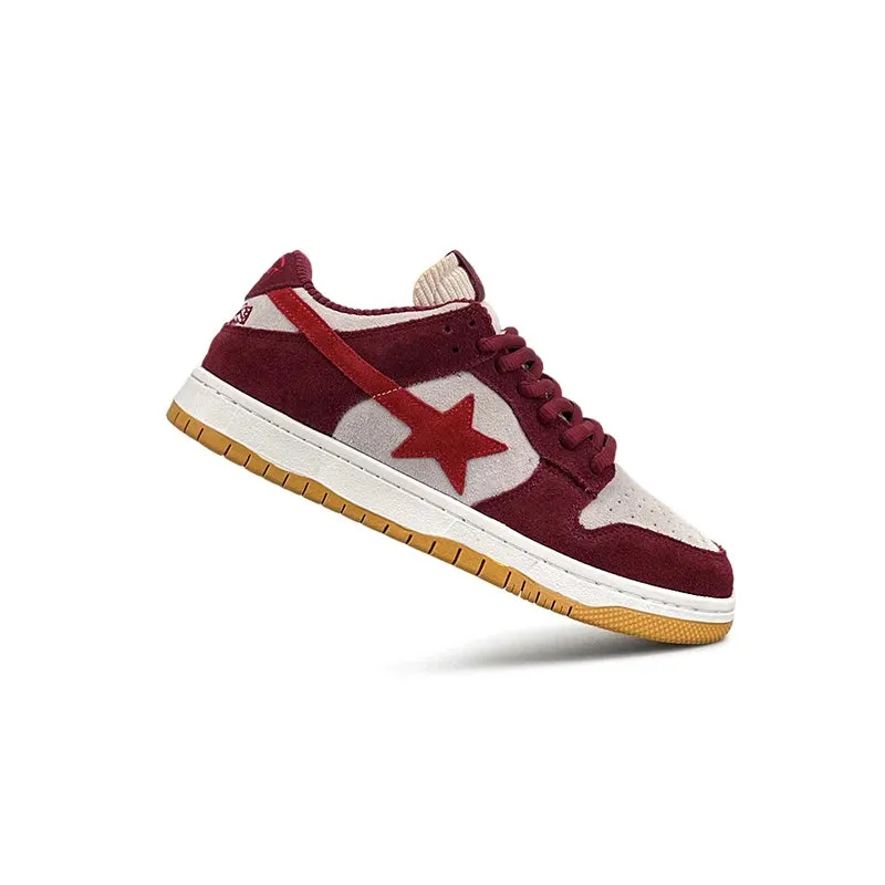 Star | Red Suede with Star Element