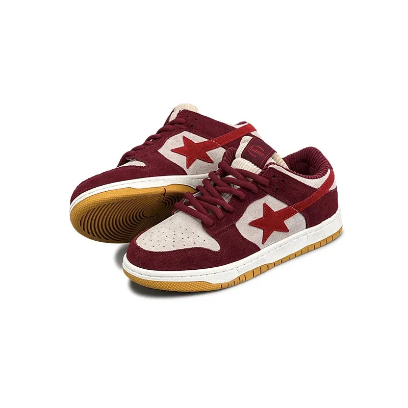 Star | Red Suede with Star Element