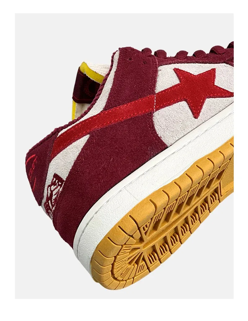 Star | Red Suede with Star Element