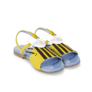 Stella McCartney Kids Bumblebee Faux Leather Sandals