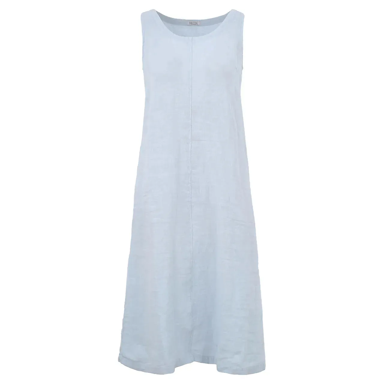 Suzy A-Line Linen Dress | Powder Blue