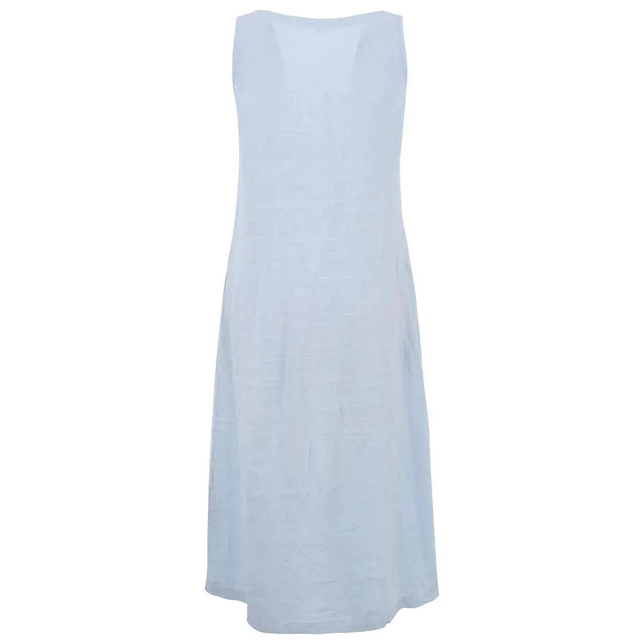 Suzy A-Line Linen Dress | Powder Blue