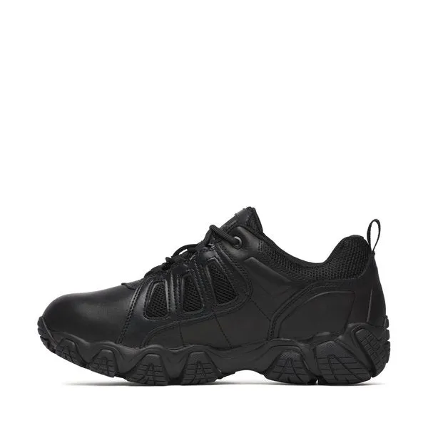 Thorogood Men's Crosstrex Series Black Polishable Waterproof BBP Oxford Work Shoe