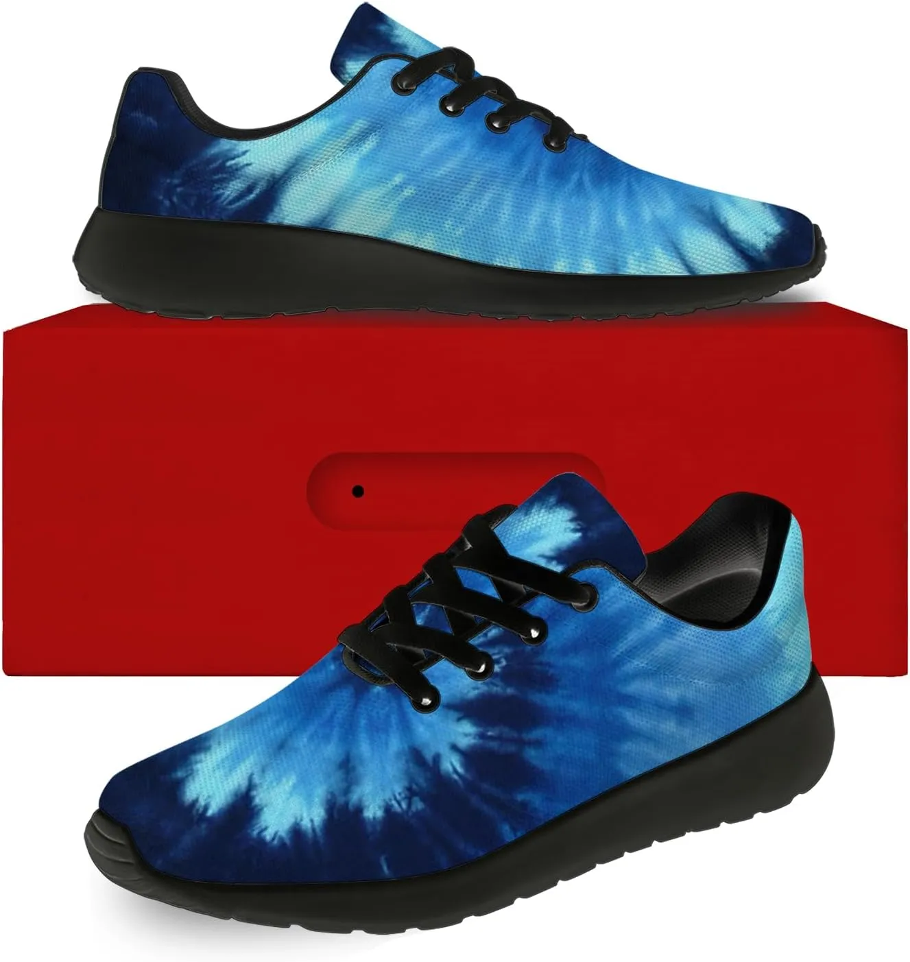 Tie Dye Shoes for Men Women Tennis Shoes Comfortable Walking Sneakers Gifts for Him Her
