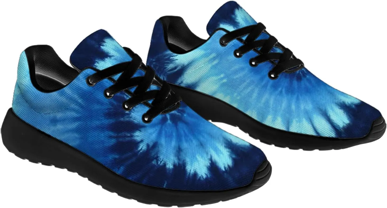 Tie Dye Shoes for Men Women Tennis Shoes Comfortable Walking Sneakers Gifts for Him Her