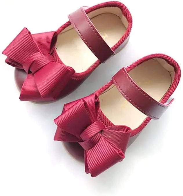 TN TANGNEST Toddler Girls Ballet Flats Bowknot Mary Jane School Wedding Party Dress Shoes